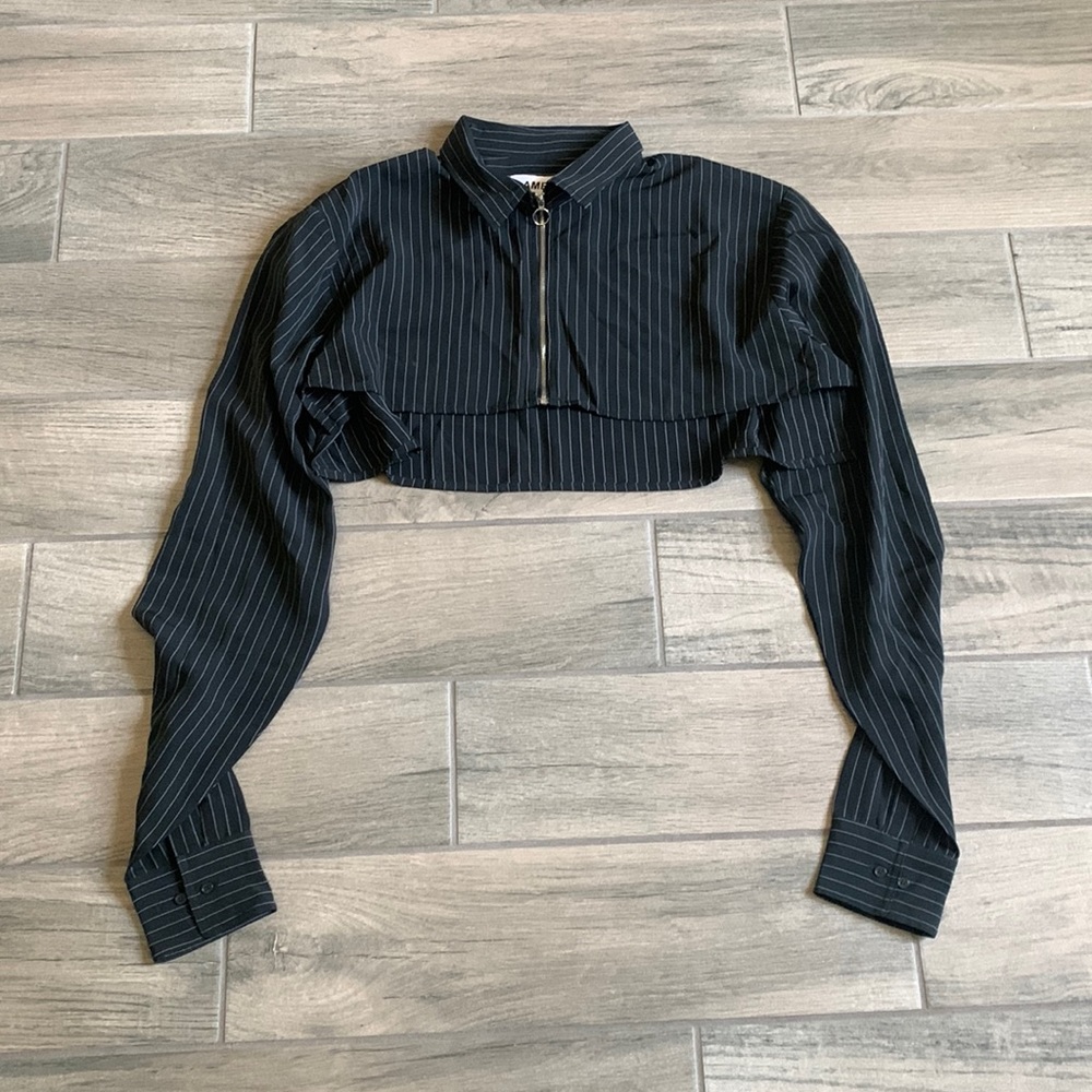 Lambert oversized cropped jacket